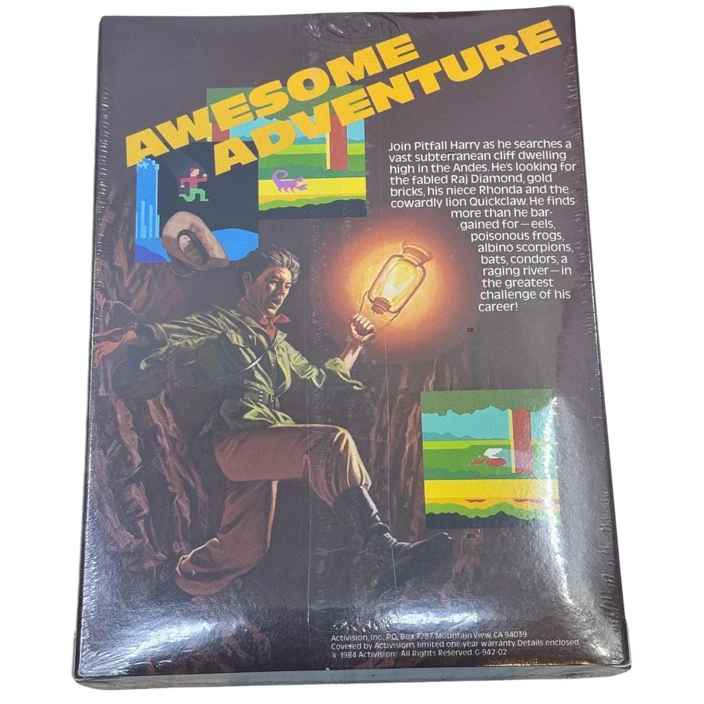 Pitfall II Lost Caverns ColecoVision Adam Activision David Crane New Sealed
